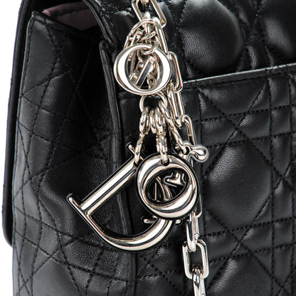 Christian Dior Lambskin Cannage Medium Miss Dior Flap Black 7 of 11