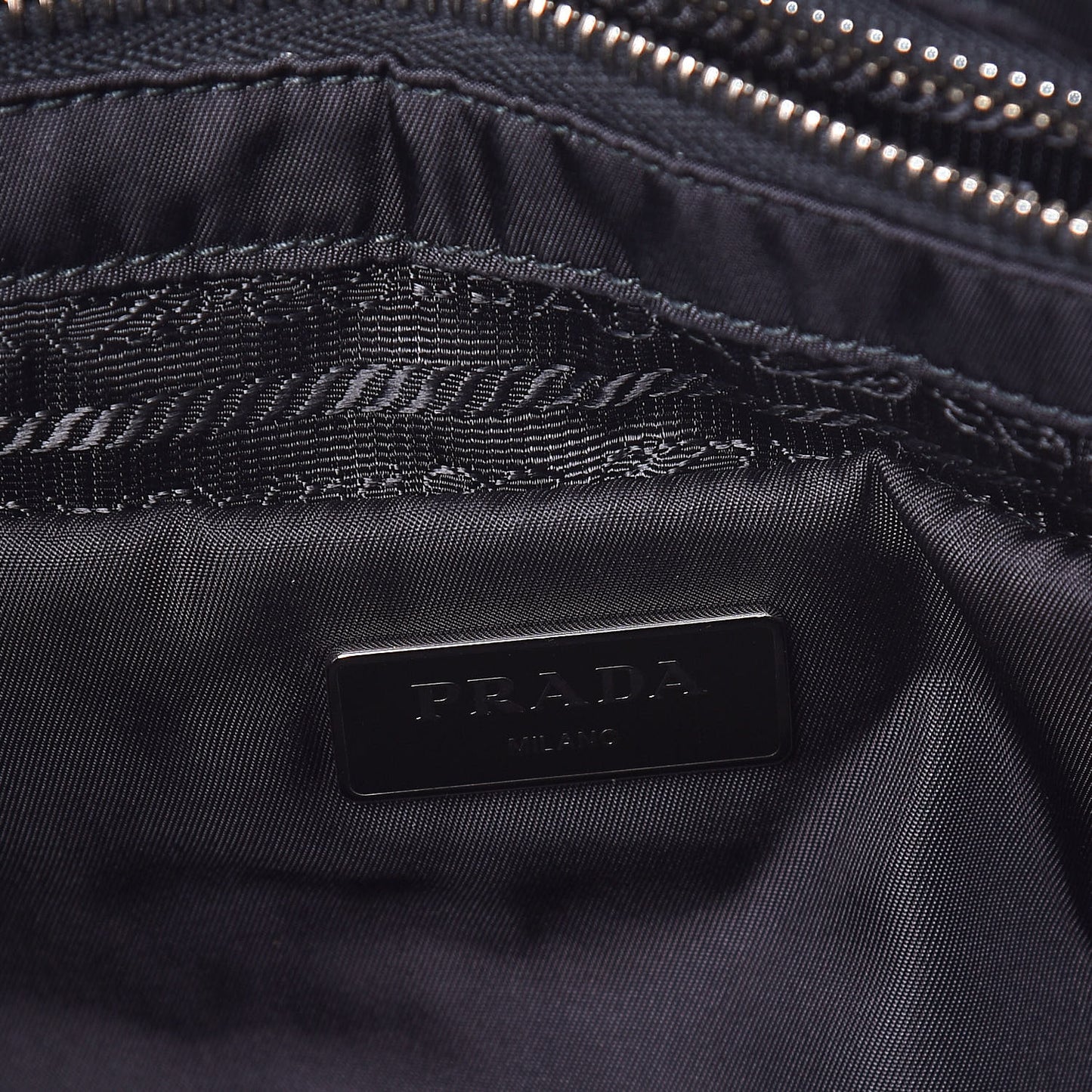 Nylon Tessuto Quilted Bowler Black