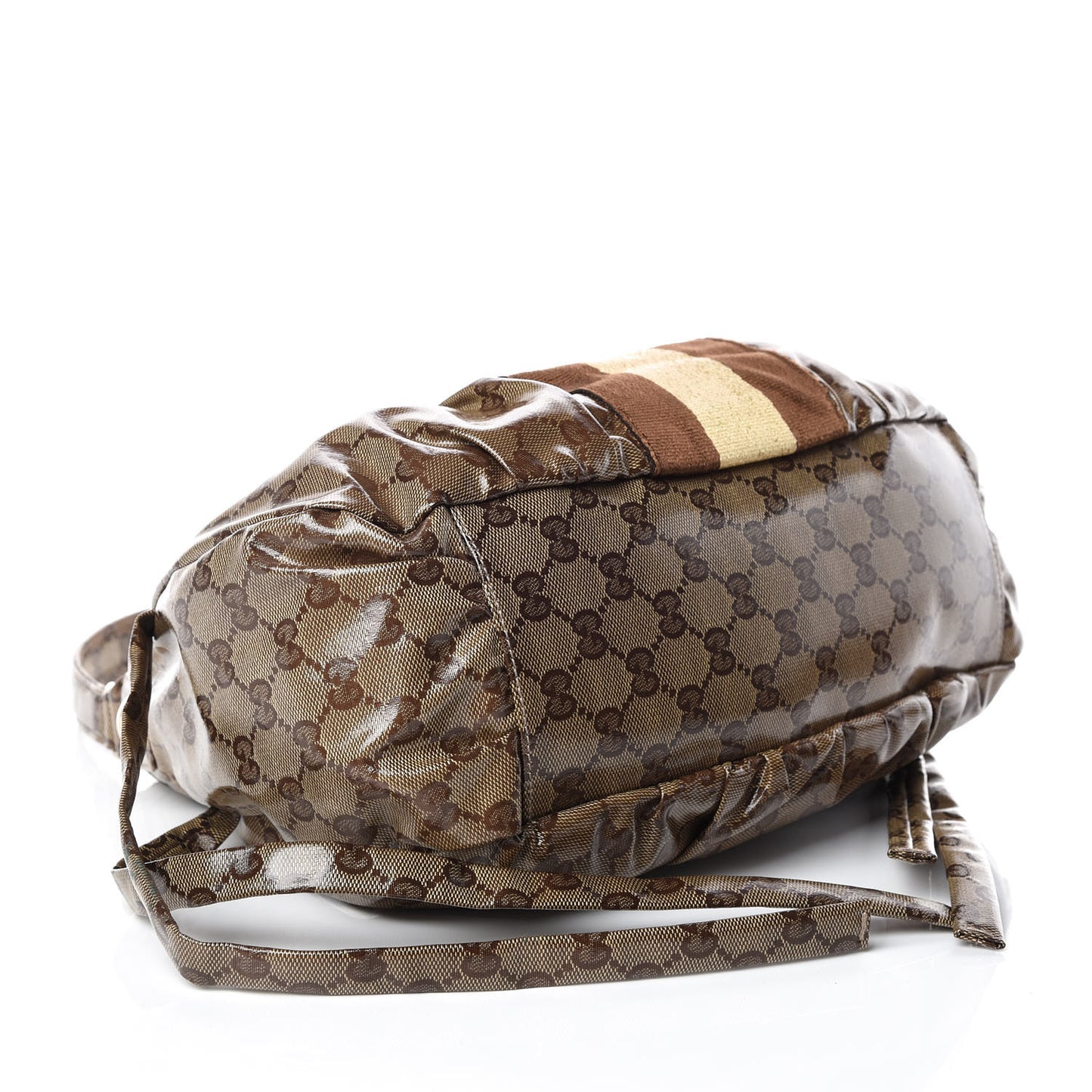 Crystal Monogram Web Hobo