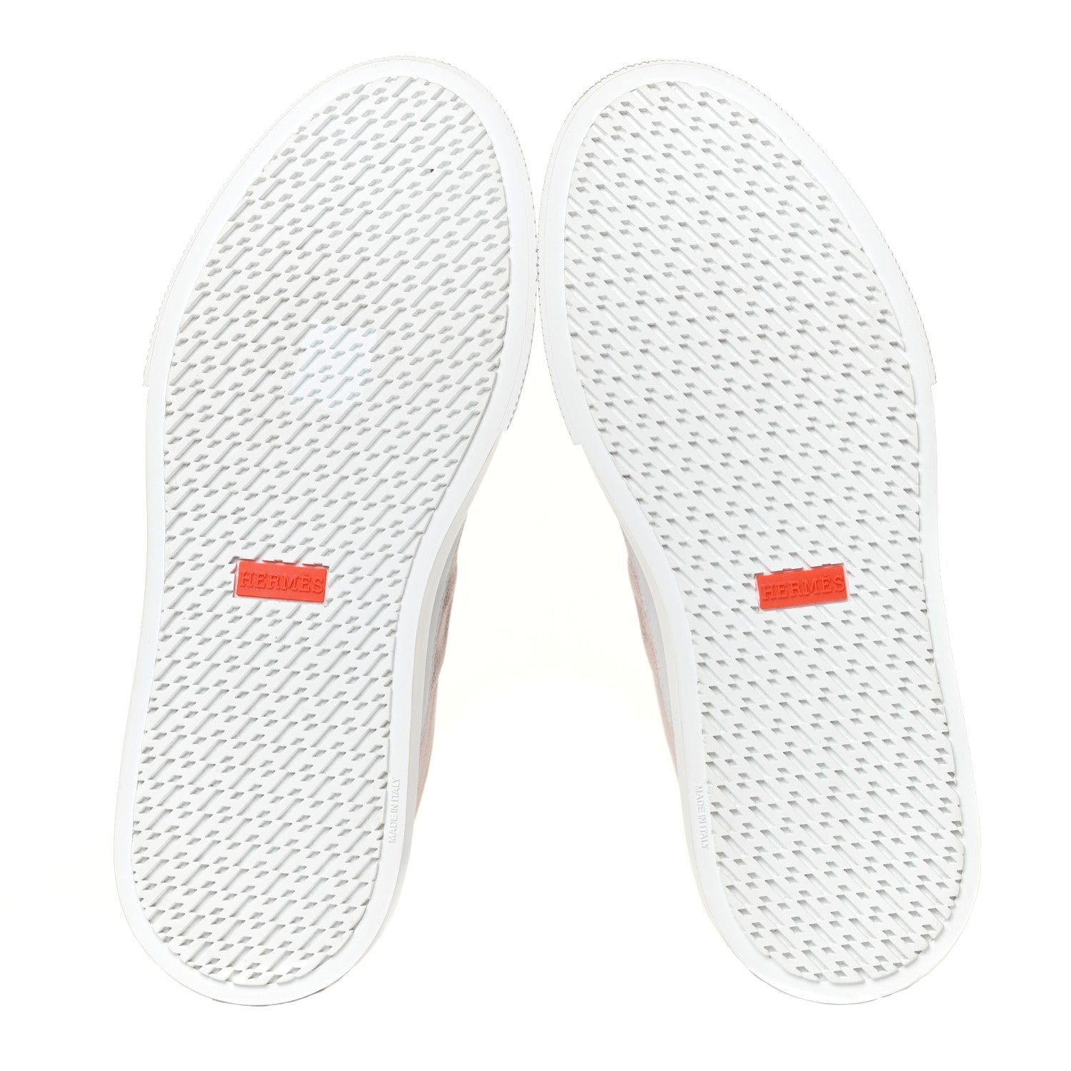 Hermes Canvas Calfskin Deep Sneakers 38 Framboise White 7 of 9
