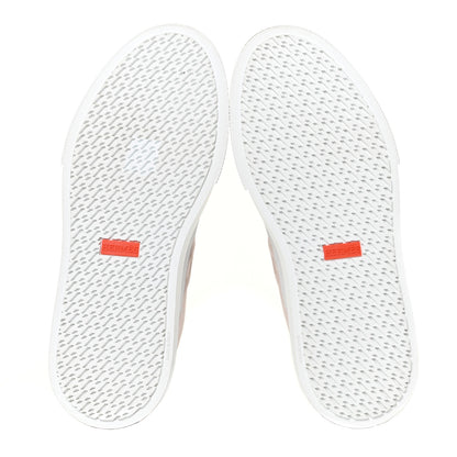 Hermes Canvas Calfskin Deep Sneakers 38 Framboise White 7 of 9