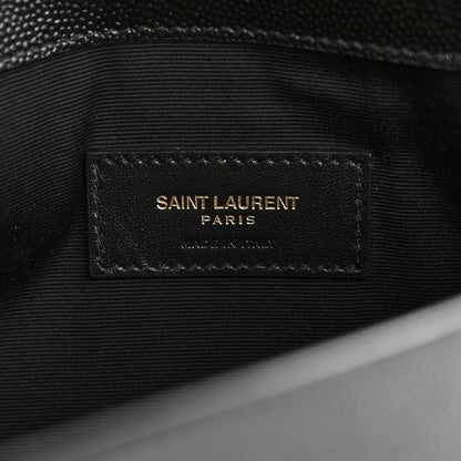 Saint Laurent Grain De Poudre Uptown Pouch Black 6 of 8