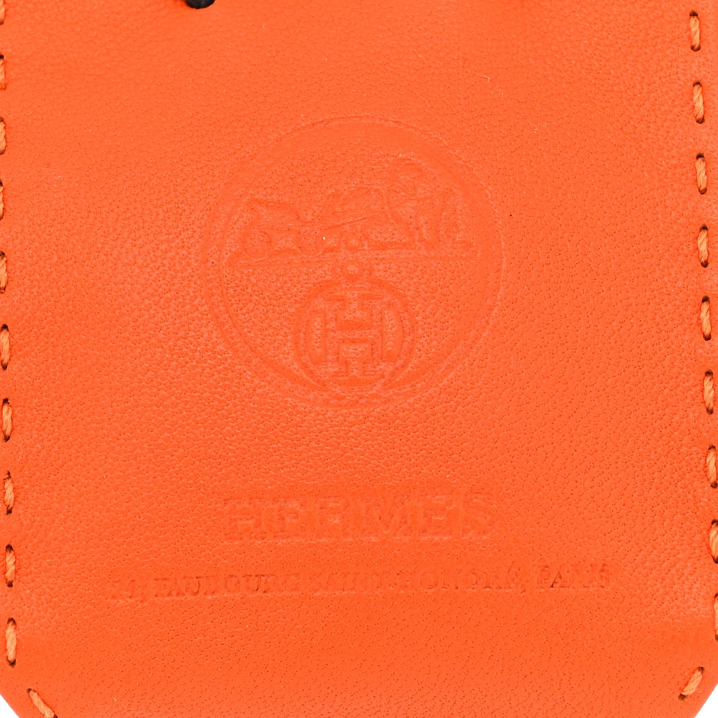 Milo Lambskin Swift Shopping Bag Charm Feu Gold