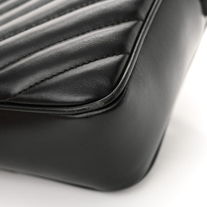 Saint Laurent Calfskin Matelasse Monogram Lou Camera Bag Black 11 of 16