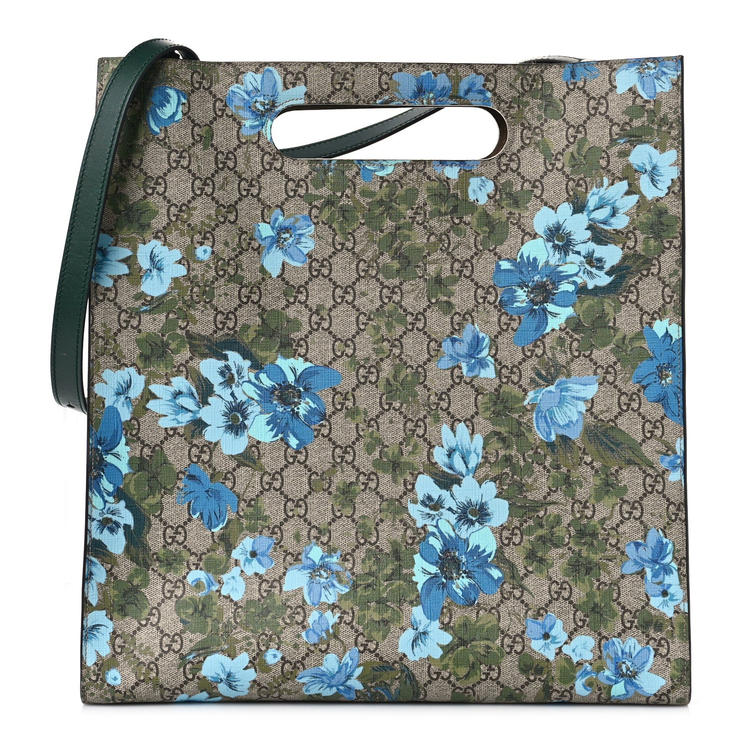 Gucci GG Supreme Monogram Blooms Print XL Tote 1 of 9