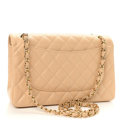 Chanel Caviar Quilted Jumbo Double Flap Beige Clair 3 of 12