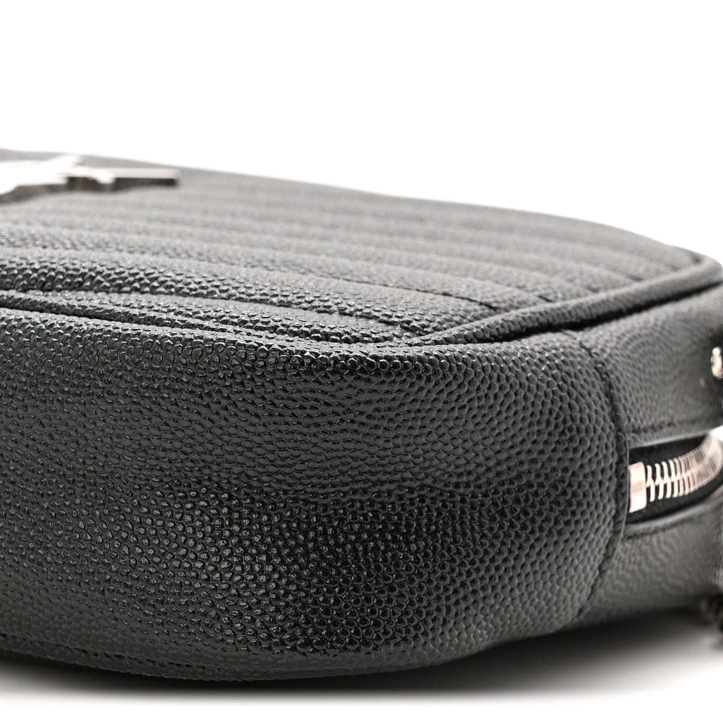 Grain De Poudre Matelasse Monogram Mini Lou Camera Bag Black