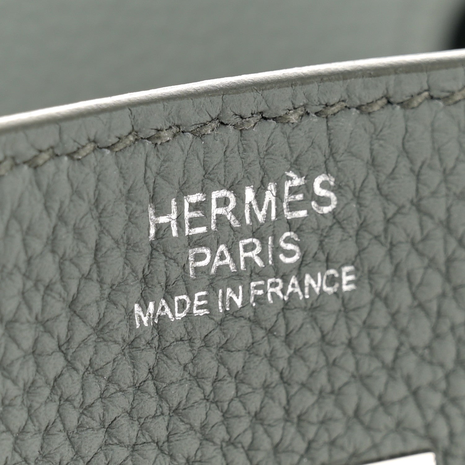 Hermes Togo Birkin 30 Vert Amande 6 of 11
