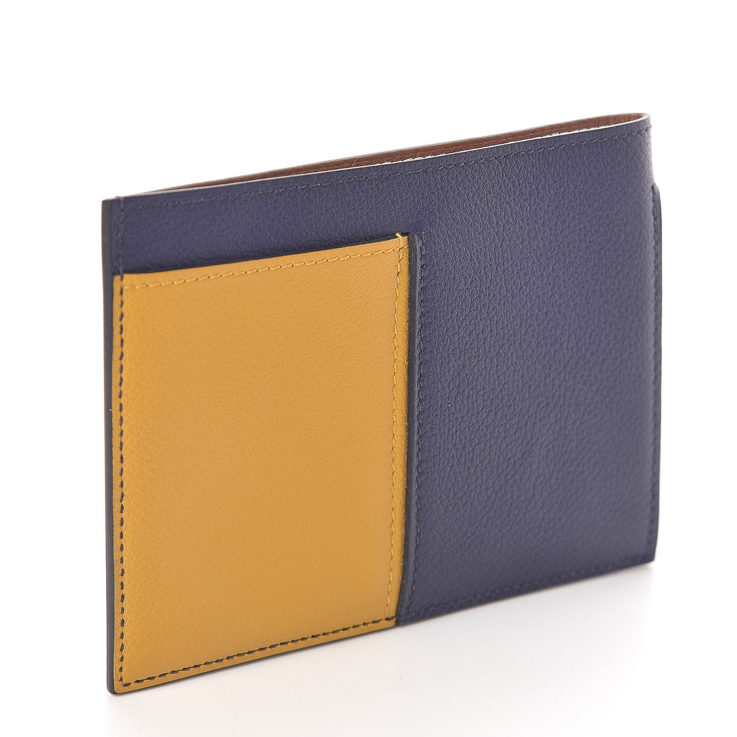 Evercolor Necto Card Holder Bleu Encre Ambre Bleu Zellige