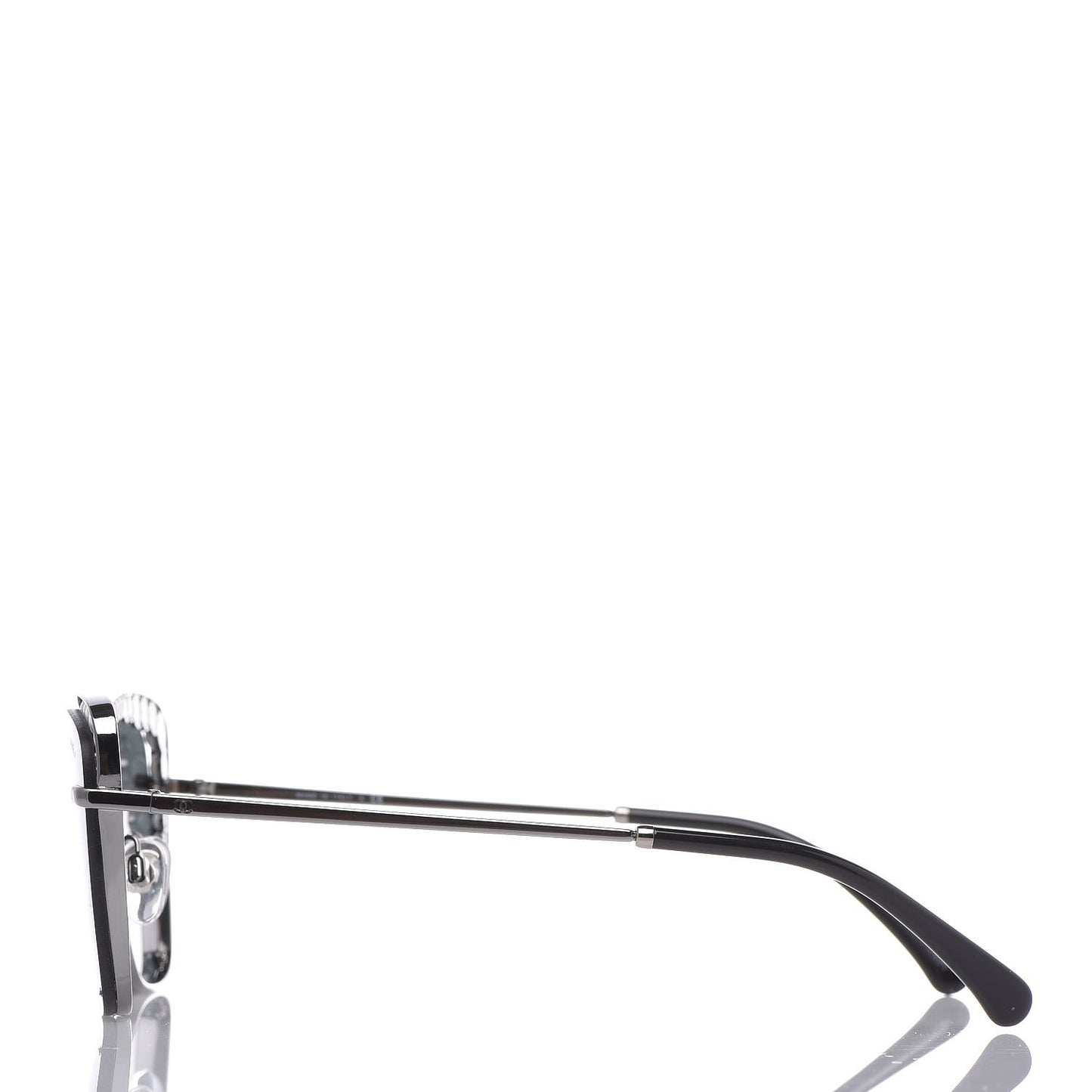 Square Frame Pearl Sunglasses 4235-H Dark Grey