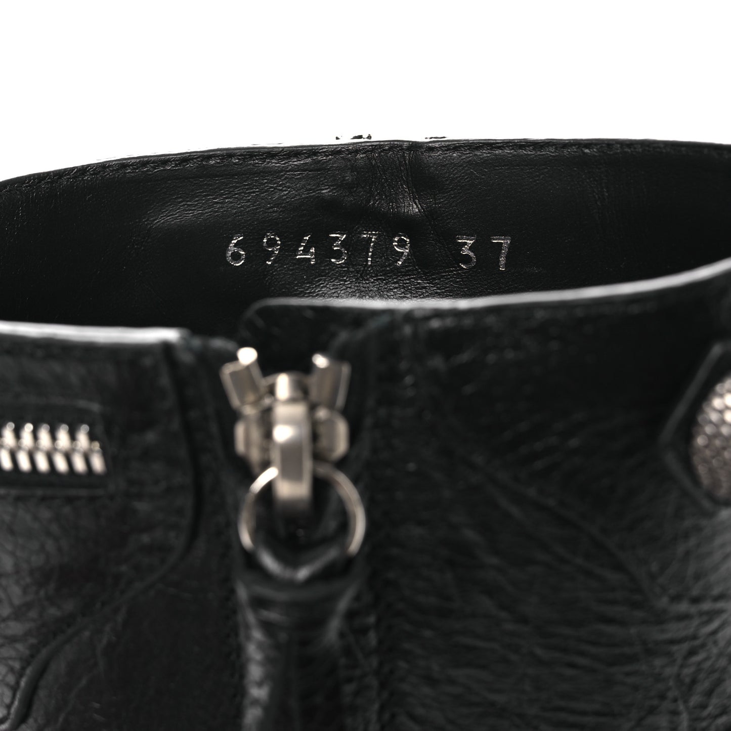 Agneau Arena Cagole 70mm Ankle Boots 37 Black
