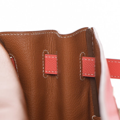 Hermes Epsom Verso Kelly Retourne 35 Rose Jaipur Gold 24 of 32