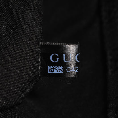 Gucci GG Monogram Medium Web Handle Vertical Tote Black 9 of 10