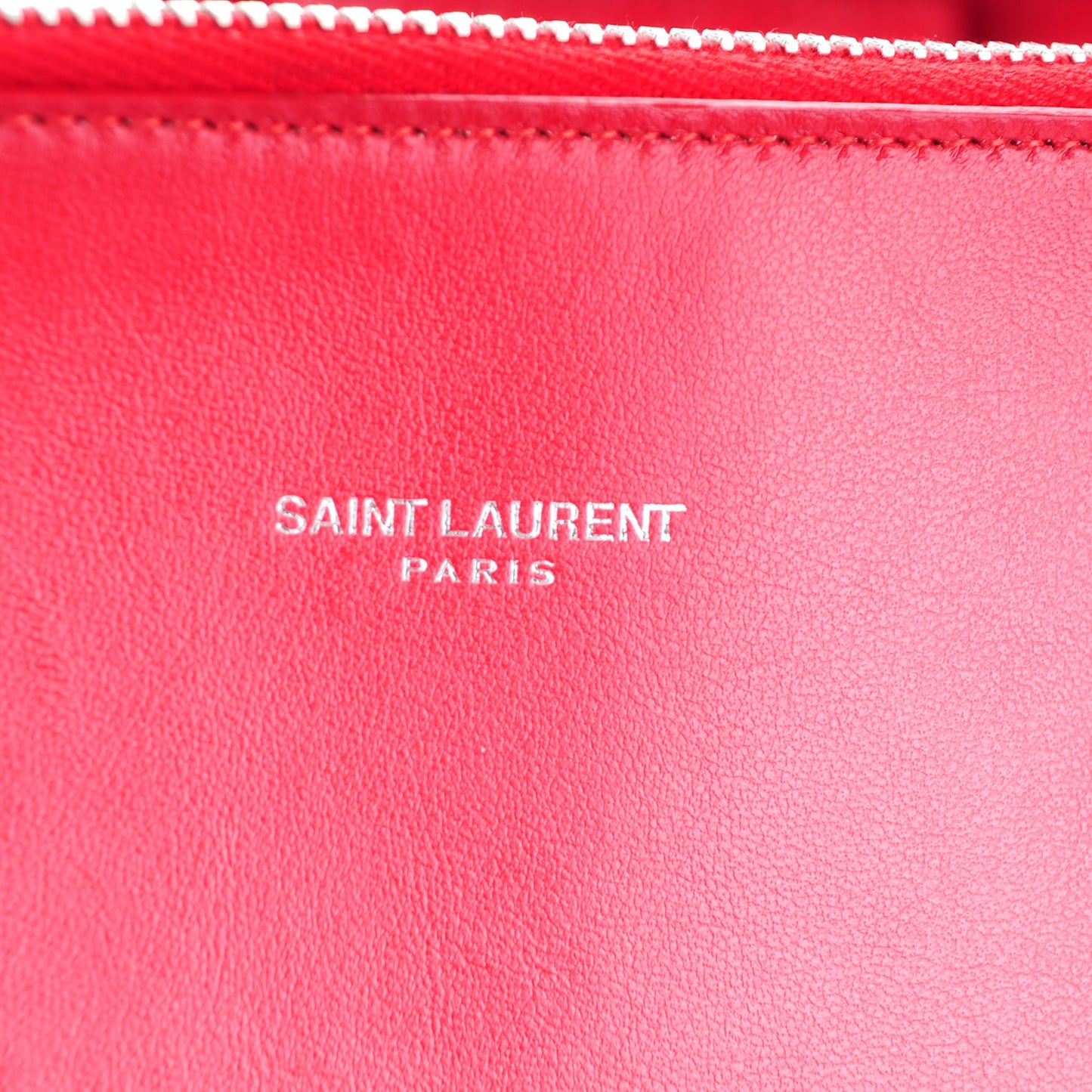 Calfskin Crocodile Embossed Small Sac De Jour Rouge