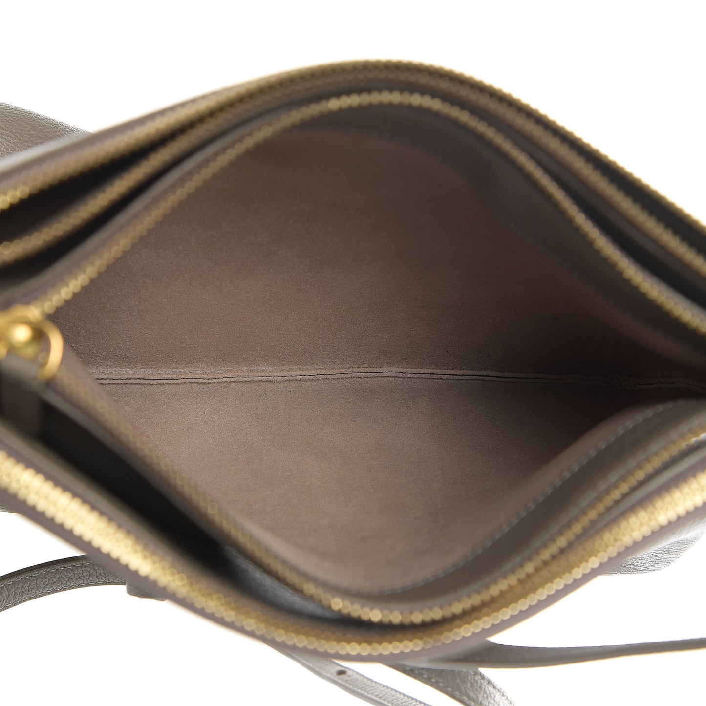 Lambskin Large Trio Crossbody Bag Smoke