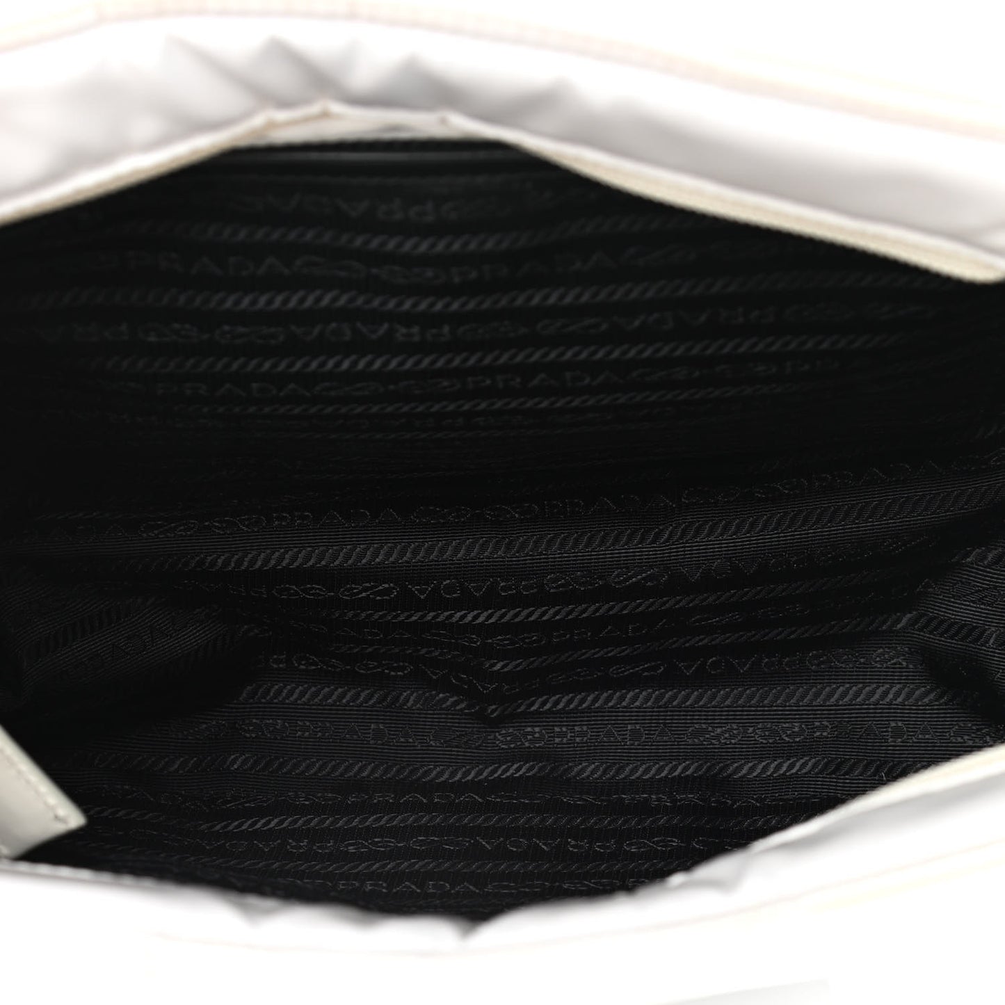 Tessuto Nylon Pocket Tote Bianco