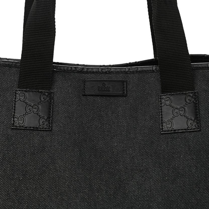 Gucci Denim Guccissima Tote Black 8 of 11