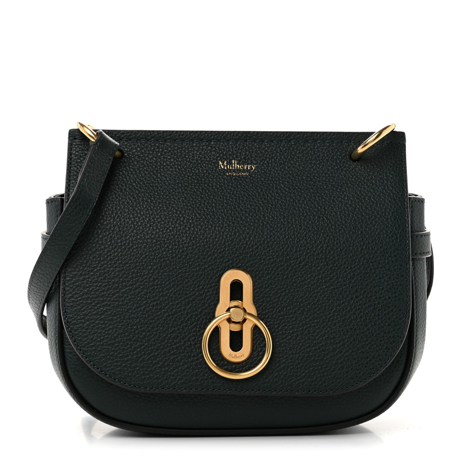 Mulberry Small Classic Grain Small Amberley Satchel Mulberry Green 1 of 13