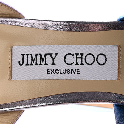 Jimmy Choo Calfskin Heloise Ankle Strap Platform Sandals 39 Multicolor 8 of 14