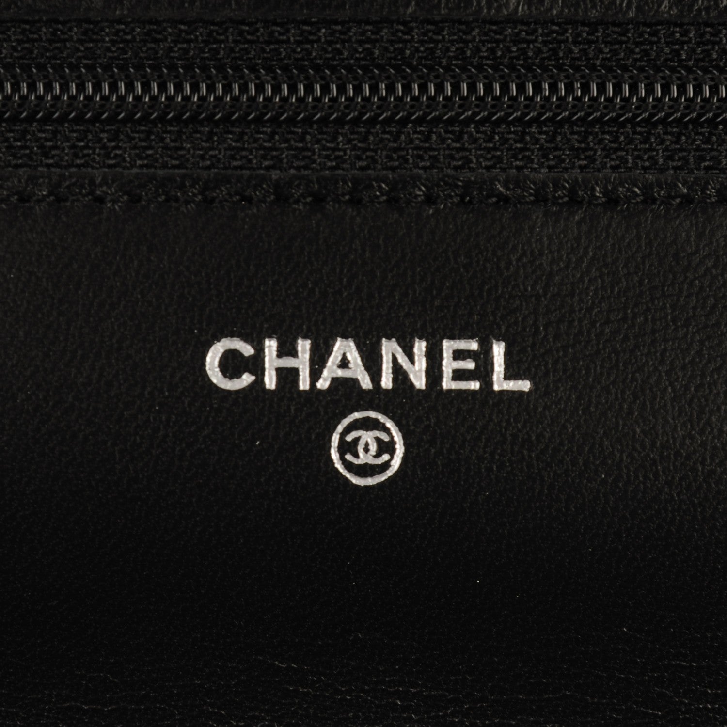 Chanel Lambskin Quilted Wallet On Chain WOC Black 6 of 8