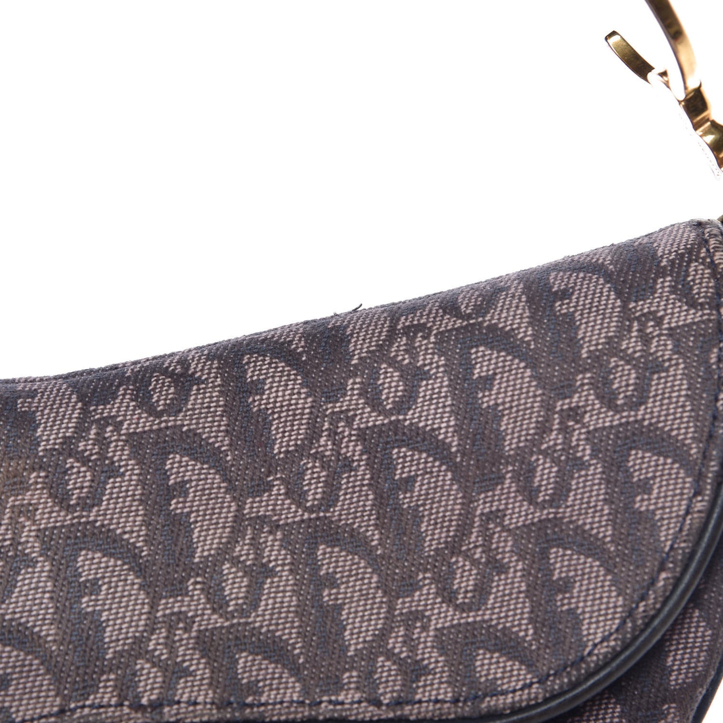 Monogram Saddle Bag Blue
