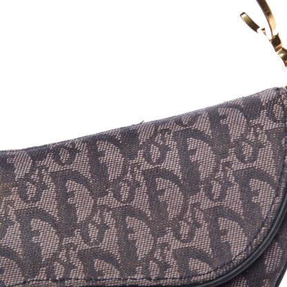 Christian Dior Monogram Saddle Bag Blue 12 of 14