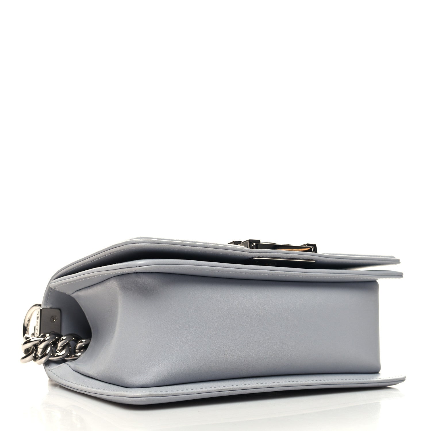 Chanel Calfskin Quilted Small Boy Flap Grey 4 of 12