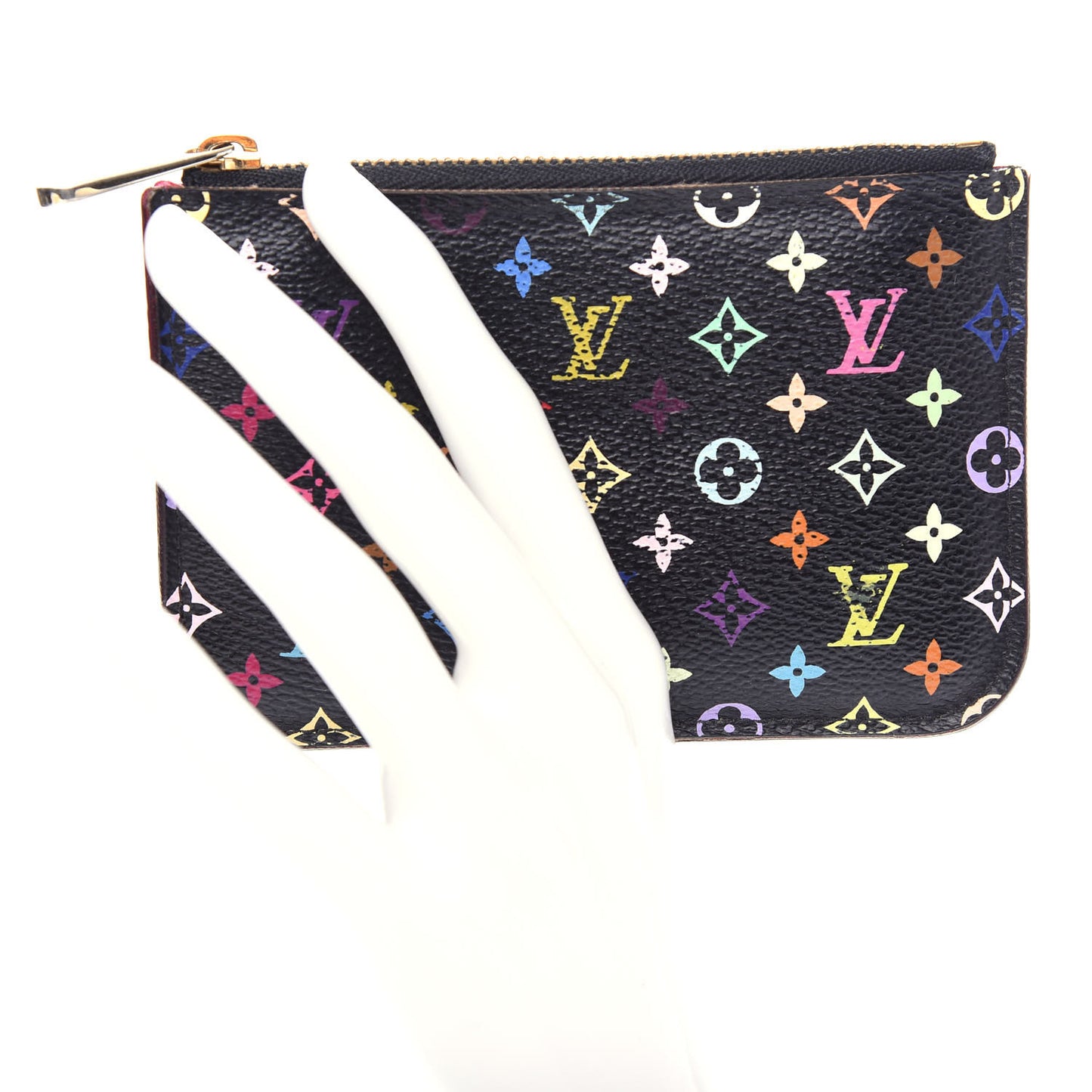 Monogram Multicolor Key Pouch Black Grenade