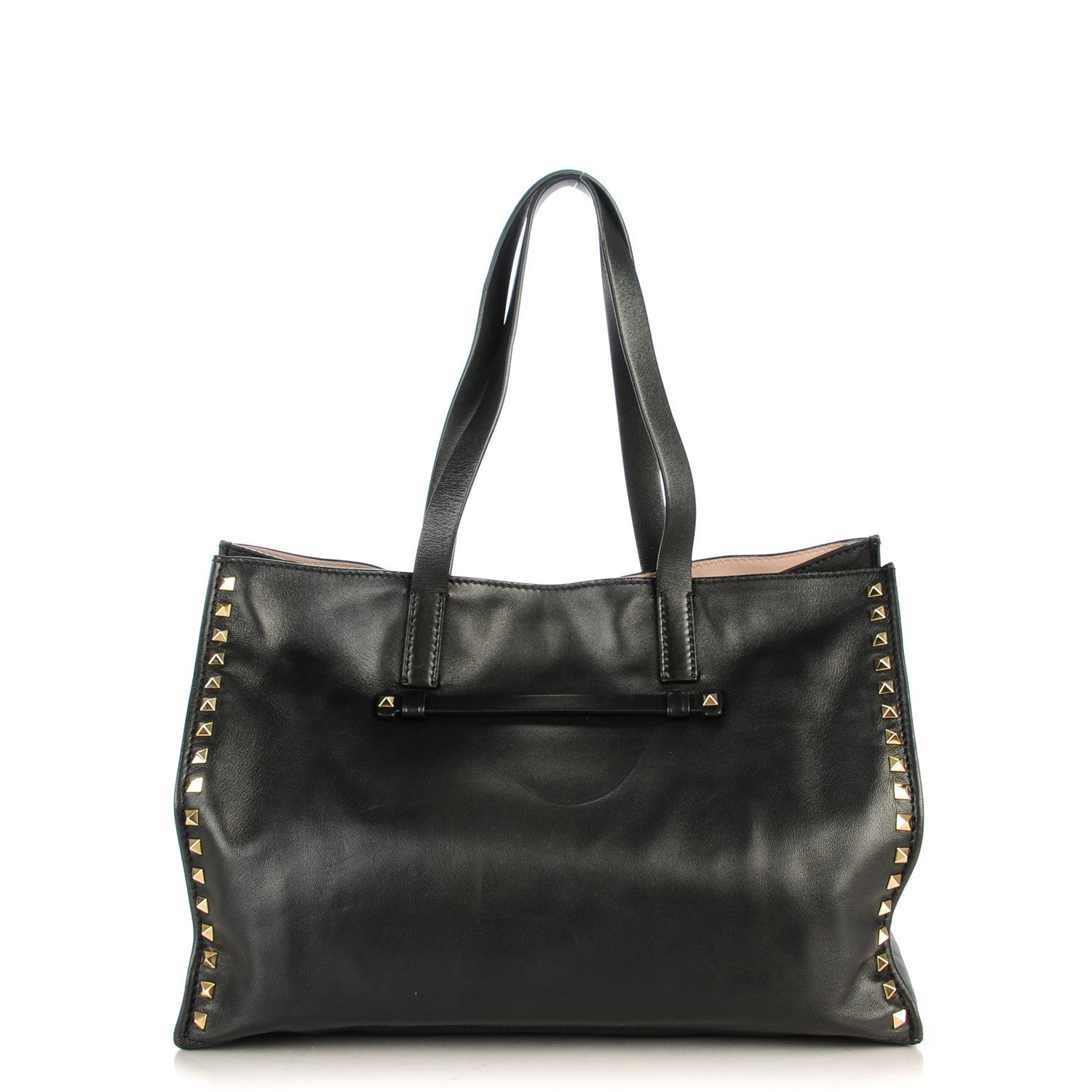 Valentino Garavani Nappa Medium Rockstud Soft Tote Black 1 of 7