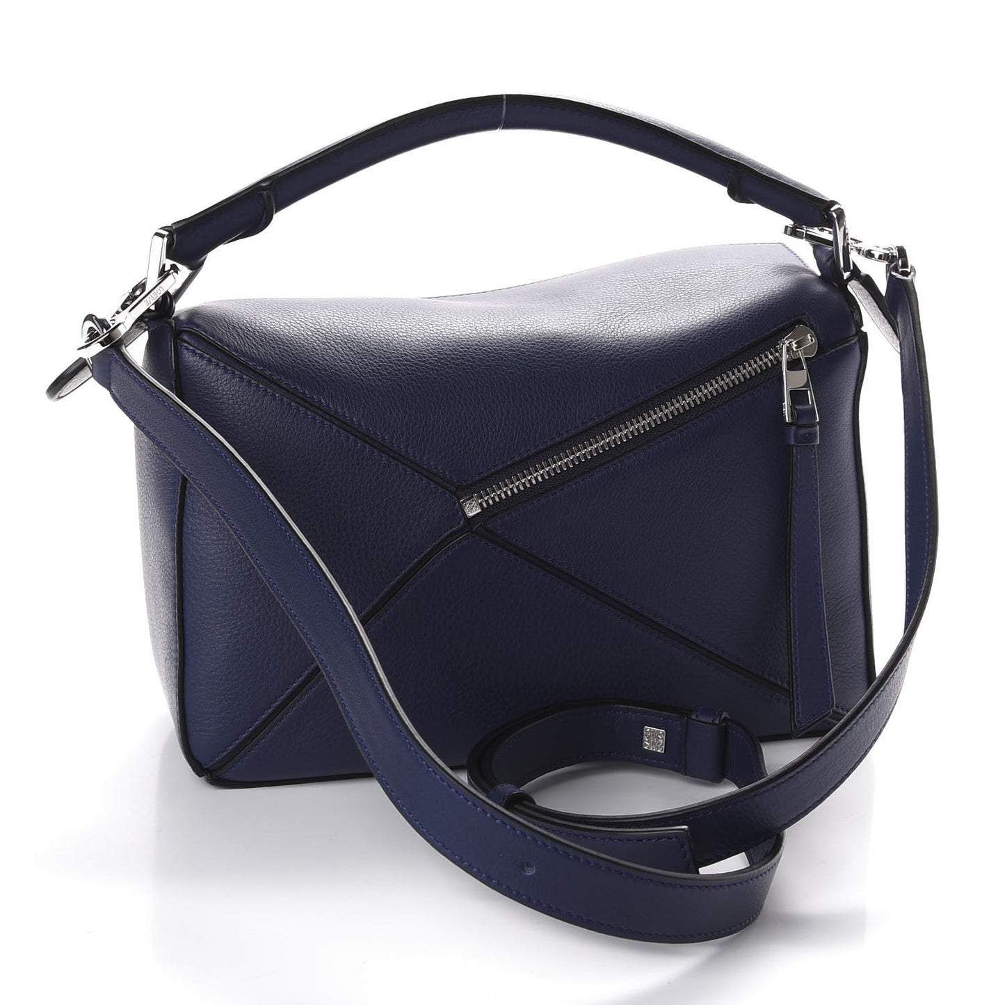 Calfskin Small Puzzle Bag Marine
