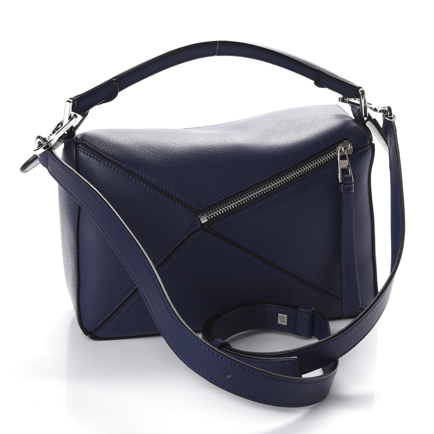Loewe Calfskin Small Puzzle Bag Marine 2 of 9