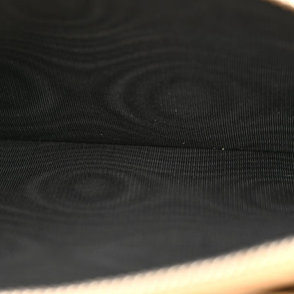 Saint Laurent Grain De Poudre Matelasse Chevron Monogram Chain Wallet Dark Beige 7 of 12