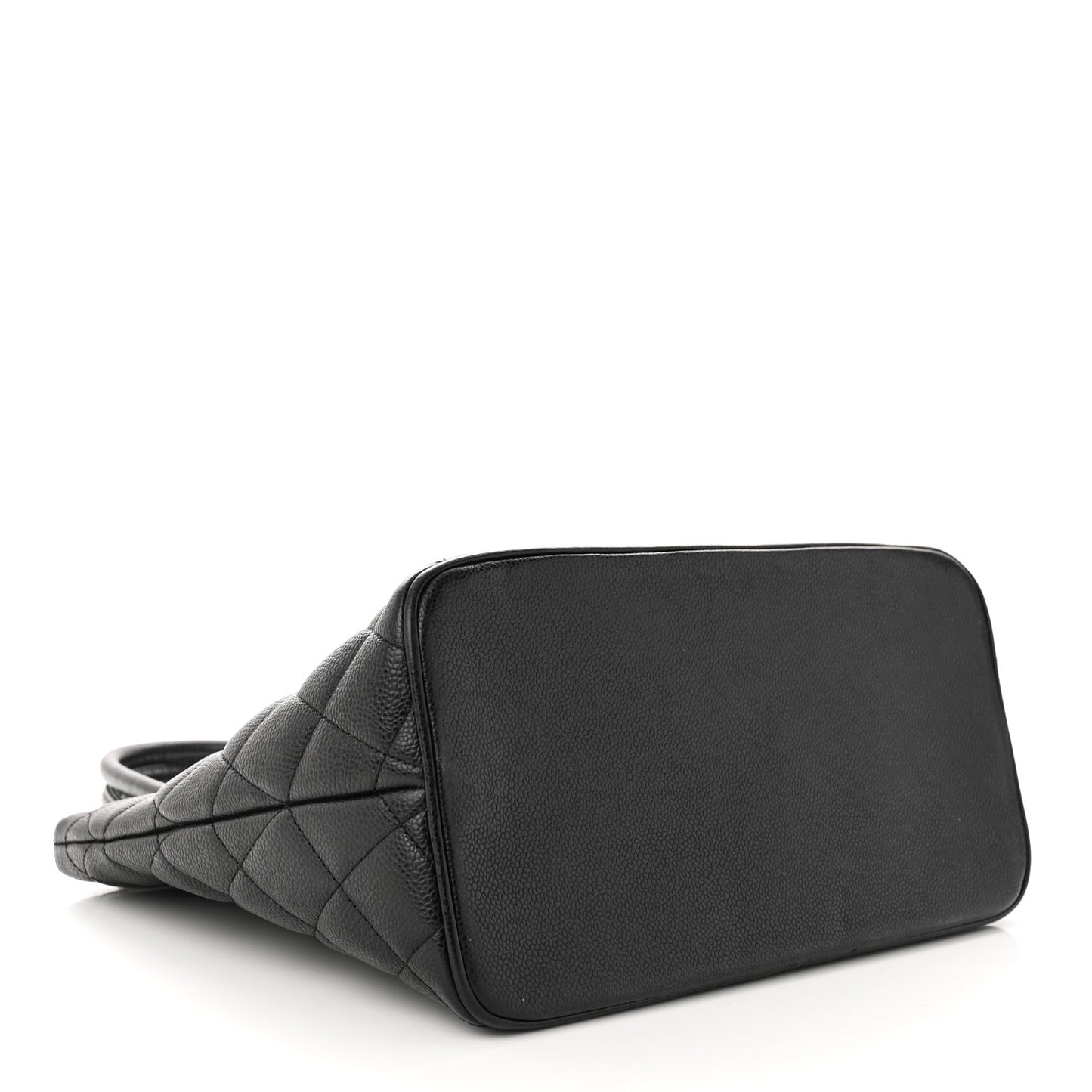 Caviar Quilted Medallion Tote Black