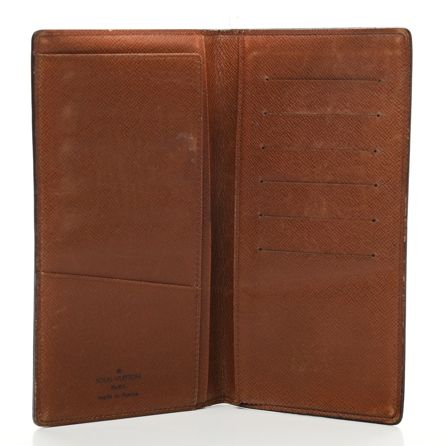 Louis Vuitton Monogram Porte Valeurs Checkbook Wallet 5 of 12