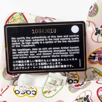 Chanel Canvas Coco Hearts Small Flap Bag 6 of 9