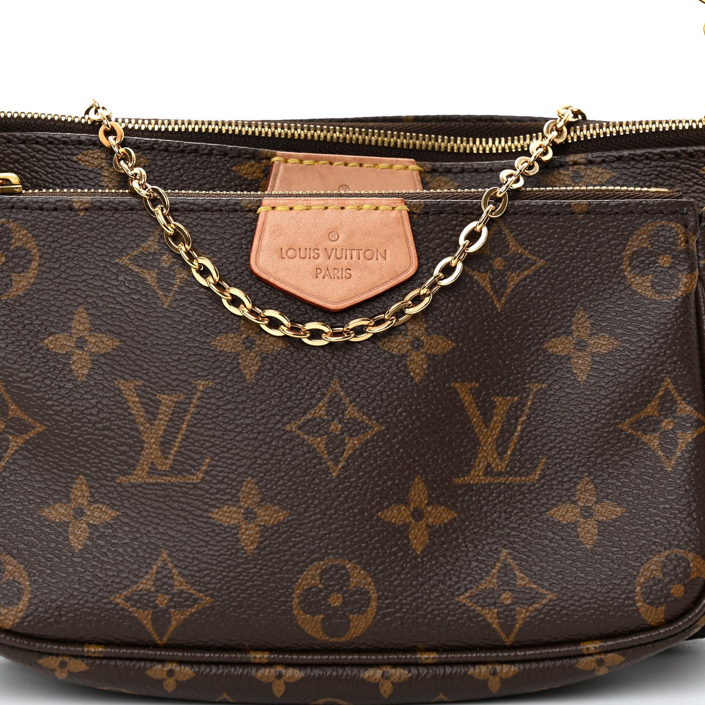 Monogram Multi Pochette Accessories Rose Clair