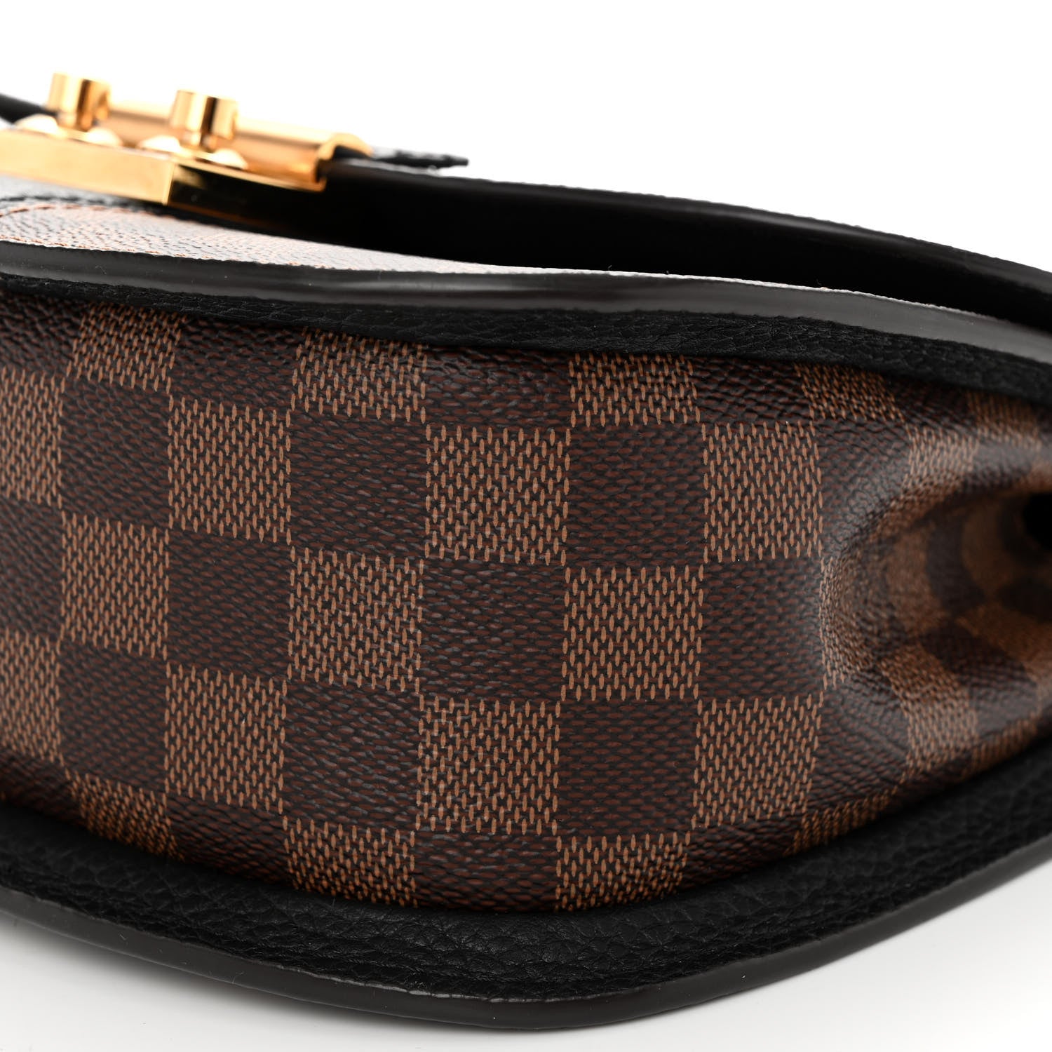 Louis Vuitton Damier Ebene Cuir Taurillon Wight Black 9 of 11