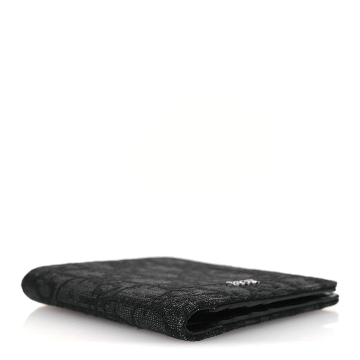 Christian Dior Oblique Bi-Fold Card Holder Black 4 of 7