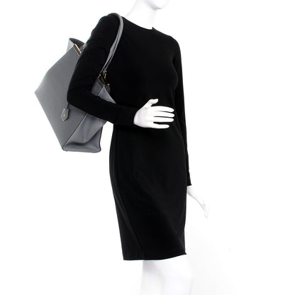 Fendi Vitello Elite Large 3Jours Tote Grigio 2 of 11