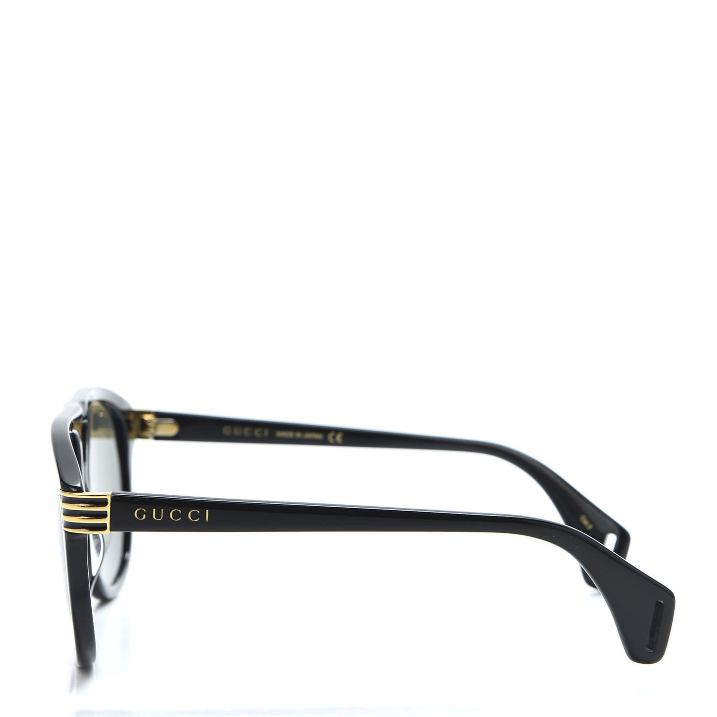 Acetate Aviator Sunglasses GG0525S Black