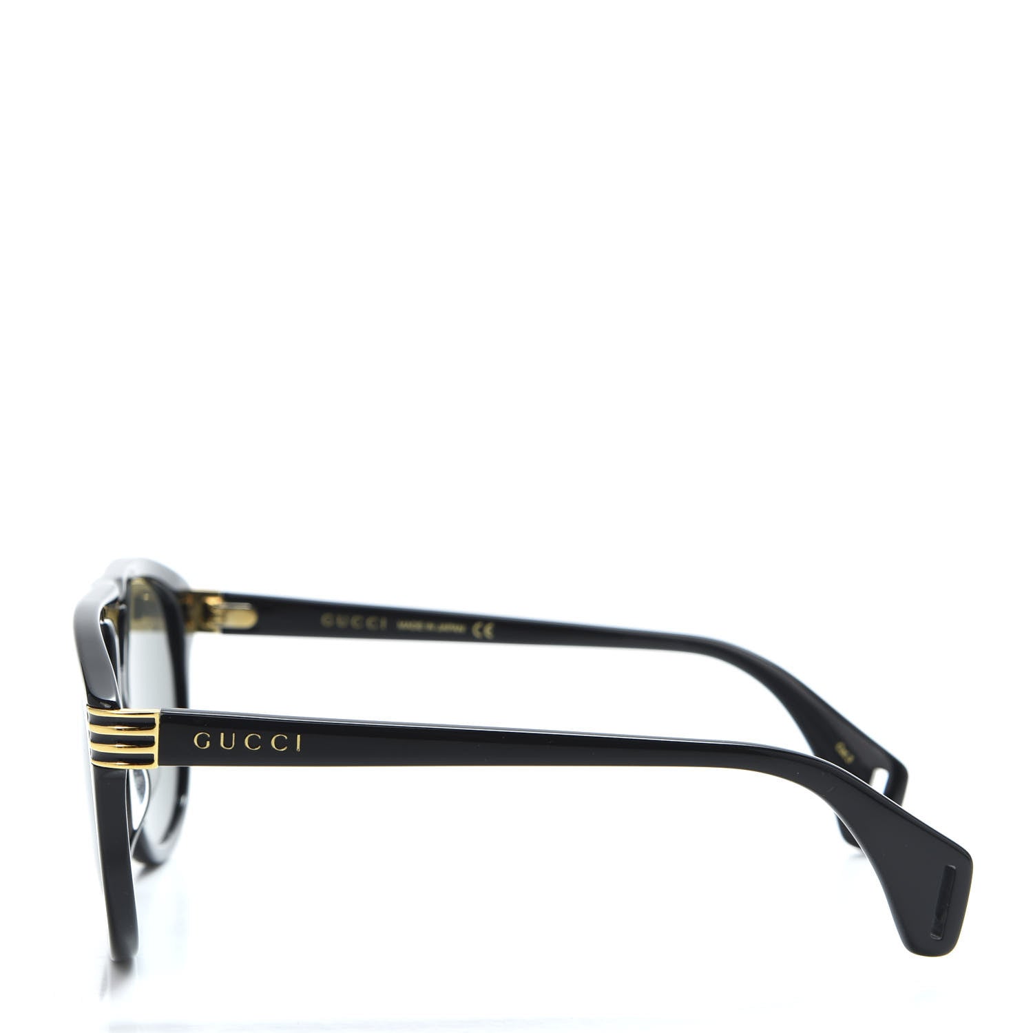 Gucci Acetate Aviator Sunglasses GG0525S Black 3 of 8