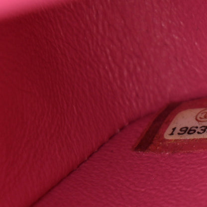 Chanel Lambskin Quilted Medium Double Flap Dark Pink 7 of 10