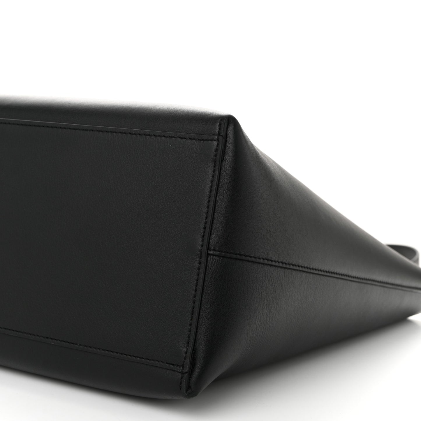 Canvas Calfskin Medium Anagram Tote Black
