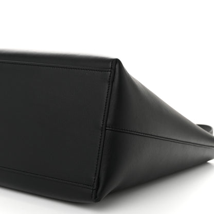 Loewe Canvas Calfskin Medium Anagram Tote Black 10 of 10