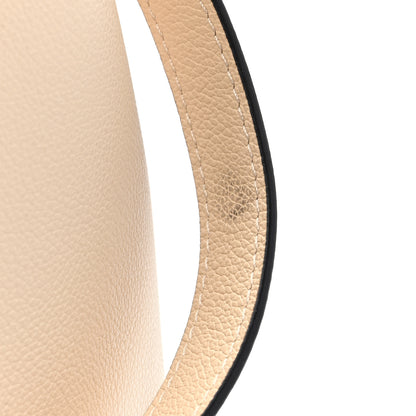 Louis Vuitton Calfskin Flowers Lockme Bucket Creme 10 of 10