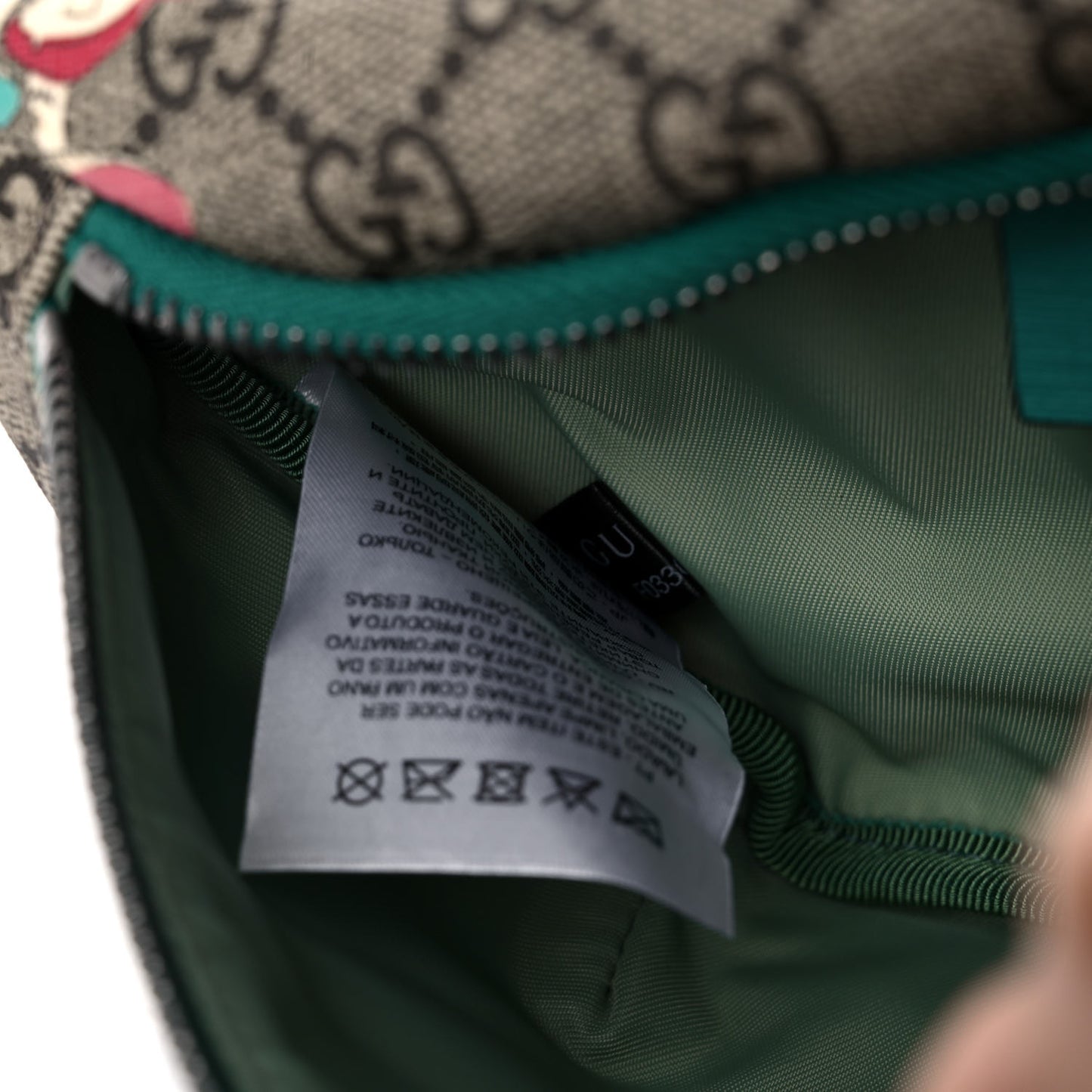 GG Supreme Childrens Mushroom Print Belt Bag