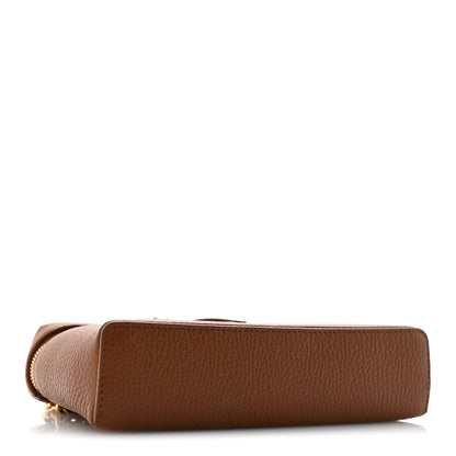 Chanel Grained Calfskin Top Handle Slim Vanity Case With Chain Camel 4 of 11
