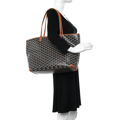Goyard Goyardine Artois MM Black Gold 2 of 10