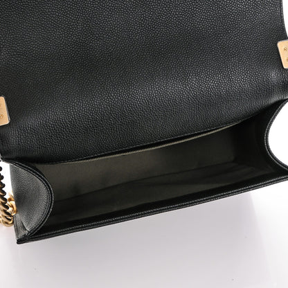 Chanel Caviar Quilted Medium Boy Flap Black 4 of 6