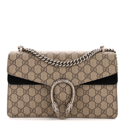 Gucci GG Supreme Monogram Small Dionysus Shoulder Bag Black 1 of 12